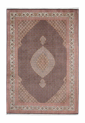 Alfombra persa - Tabriz - 302 x 205 cm - azul oscuro