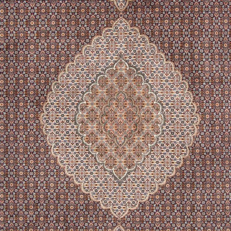 Alfombra persa - Tabriz - 302 x 205 cm - azul oscuro