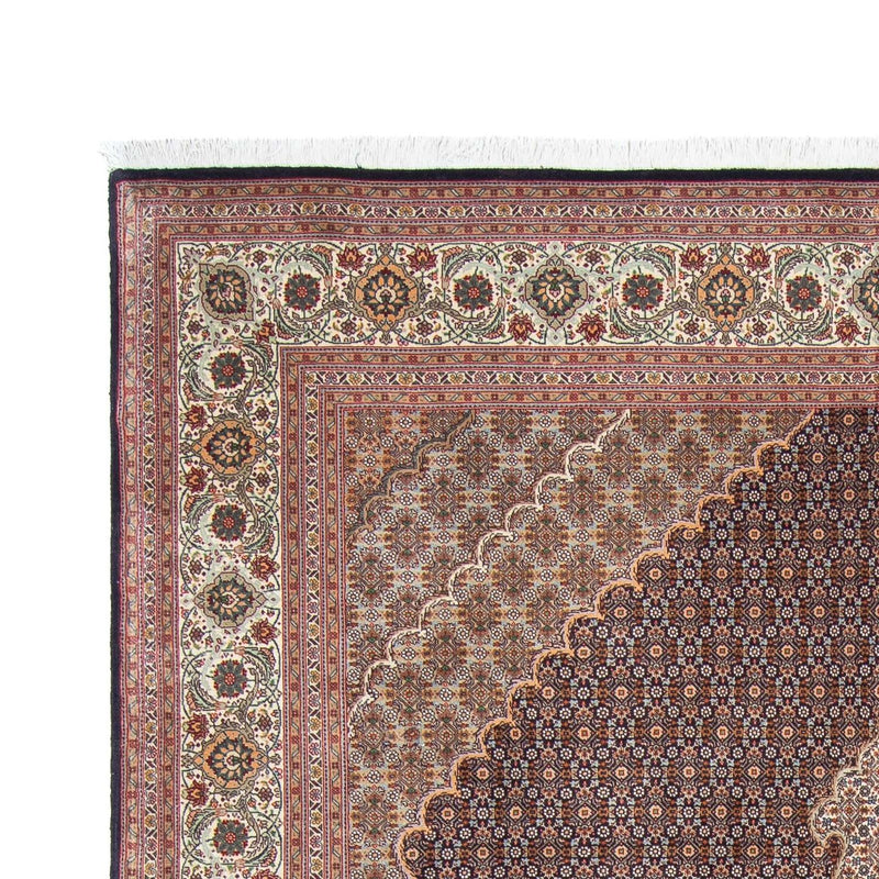 Alfombra persa - Tabriz - 302 x 205 cm - azul oscuro