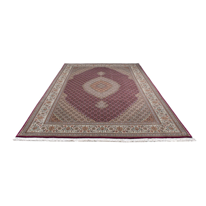 Alfombra persa - Tabriz - 302 x 203 cm - rojo oscuro