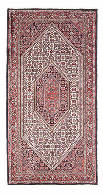 Alfombra persa - Bidjar - 142 x 72 cm - beige