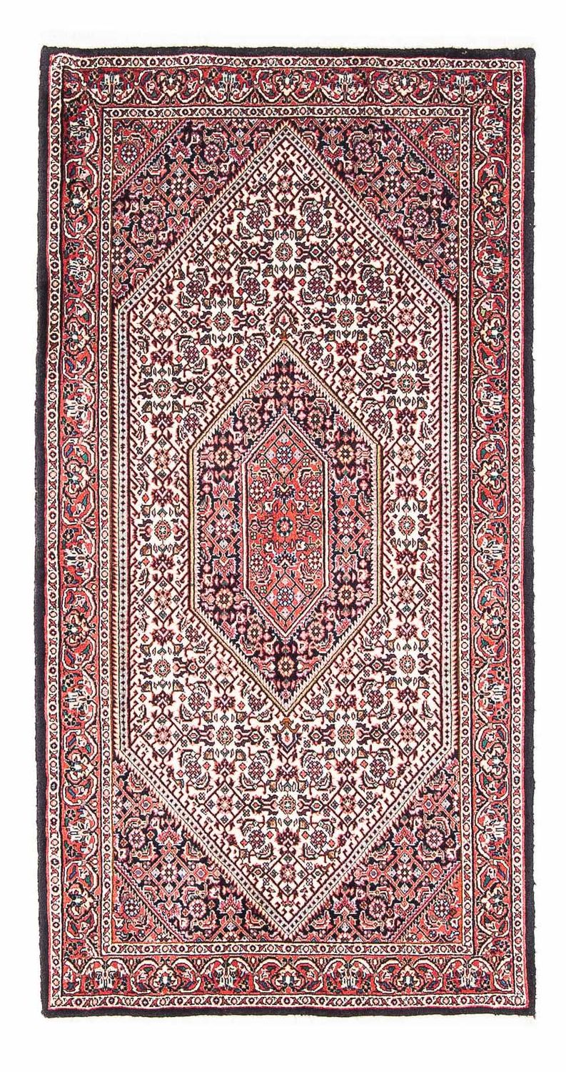 Alfombra persa - Bidjar - 142 x 72 cm - beige