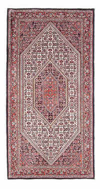 Alfombra persa - Bidjar - 142 x 72 cm - beige