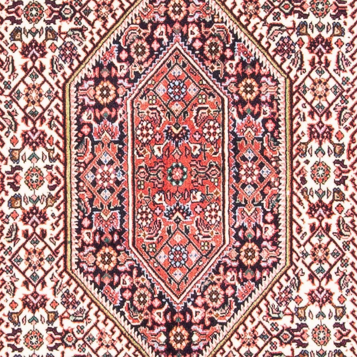 Alfombra persa - Bidjar - 142 x 72 cm - beige