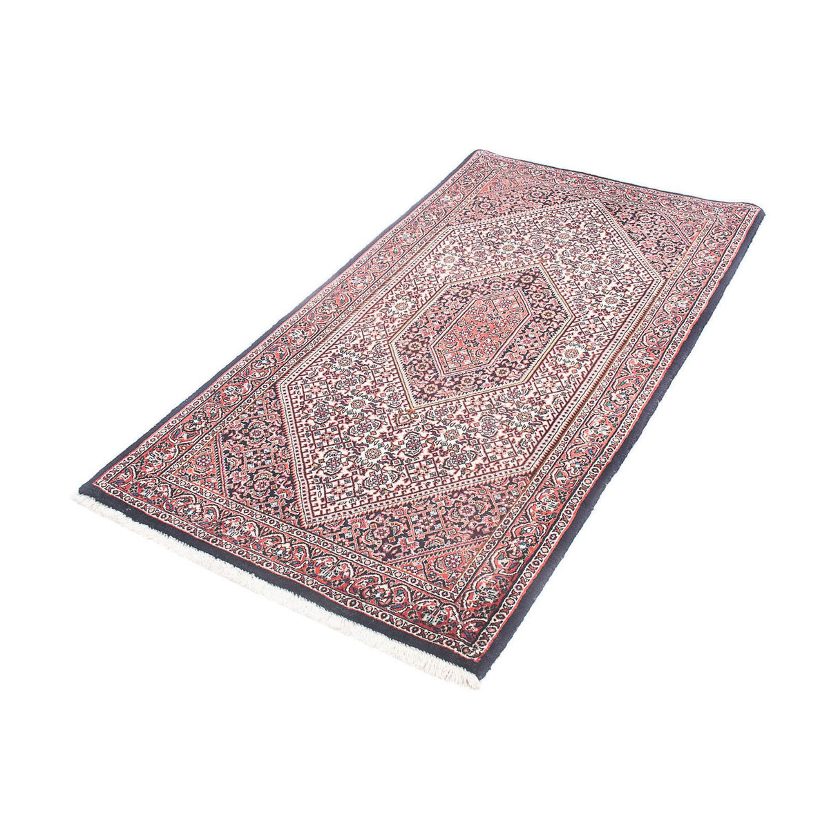 Alfombra persa - Bidjar - 142 x 72 cm - beige