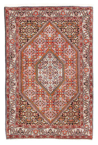Alfombra persa - Bidjar - 158 x 103 cm - rojo claro