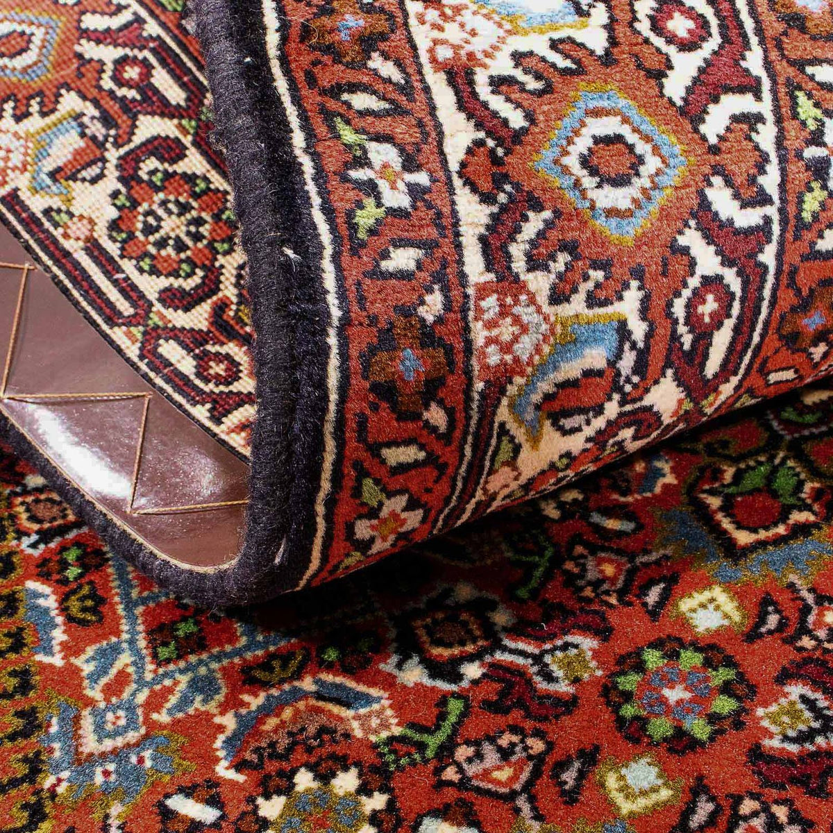 Alfombra persa - Bidjar - 158 x 103 cm - rojo claro