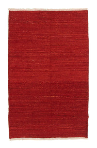 Alfombra Gabbeh - Persa - 157 x 97 cm - rojo