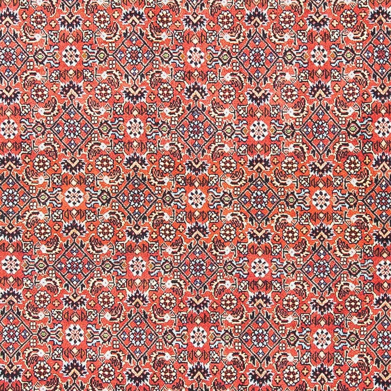 Alfombra persa - Bidjar - 137 x 96 cm - rojo oscuro