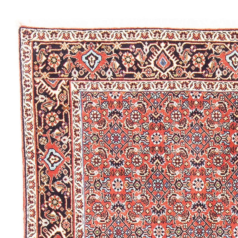 Alfombra persa - Bidjar - 137 x 96 cm - rojo oscuro