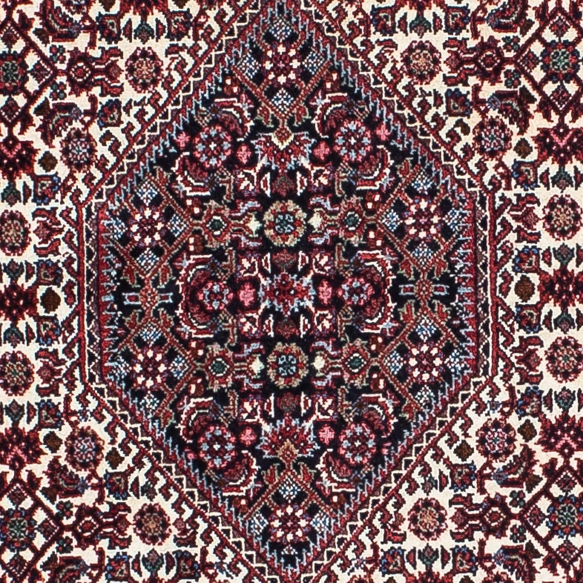 Alfombra persa - Bidjar - 209 x 130 cm - beige