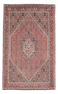 Alfombra persa - Bidjar - 145 x 88 cm - rojo claro