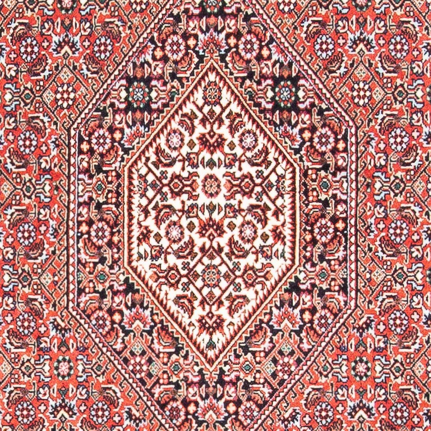 Alfombra persa - Bidjar - 145 x 88 cm - rojo claro
