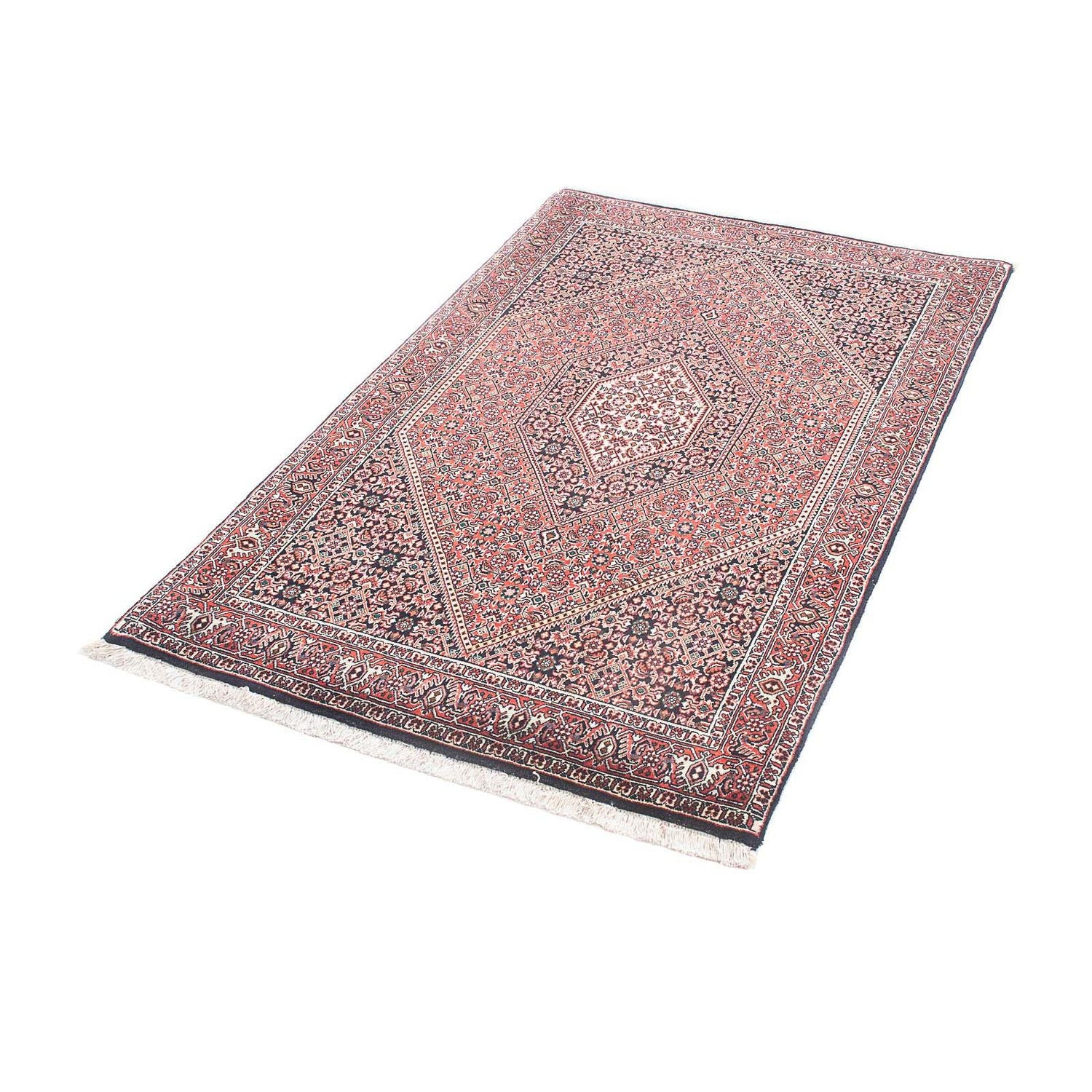 Alfombra persa - Bidjar - 145 x 88 cm - rojo claro