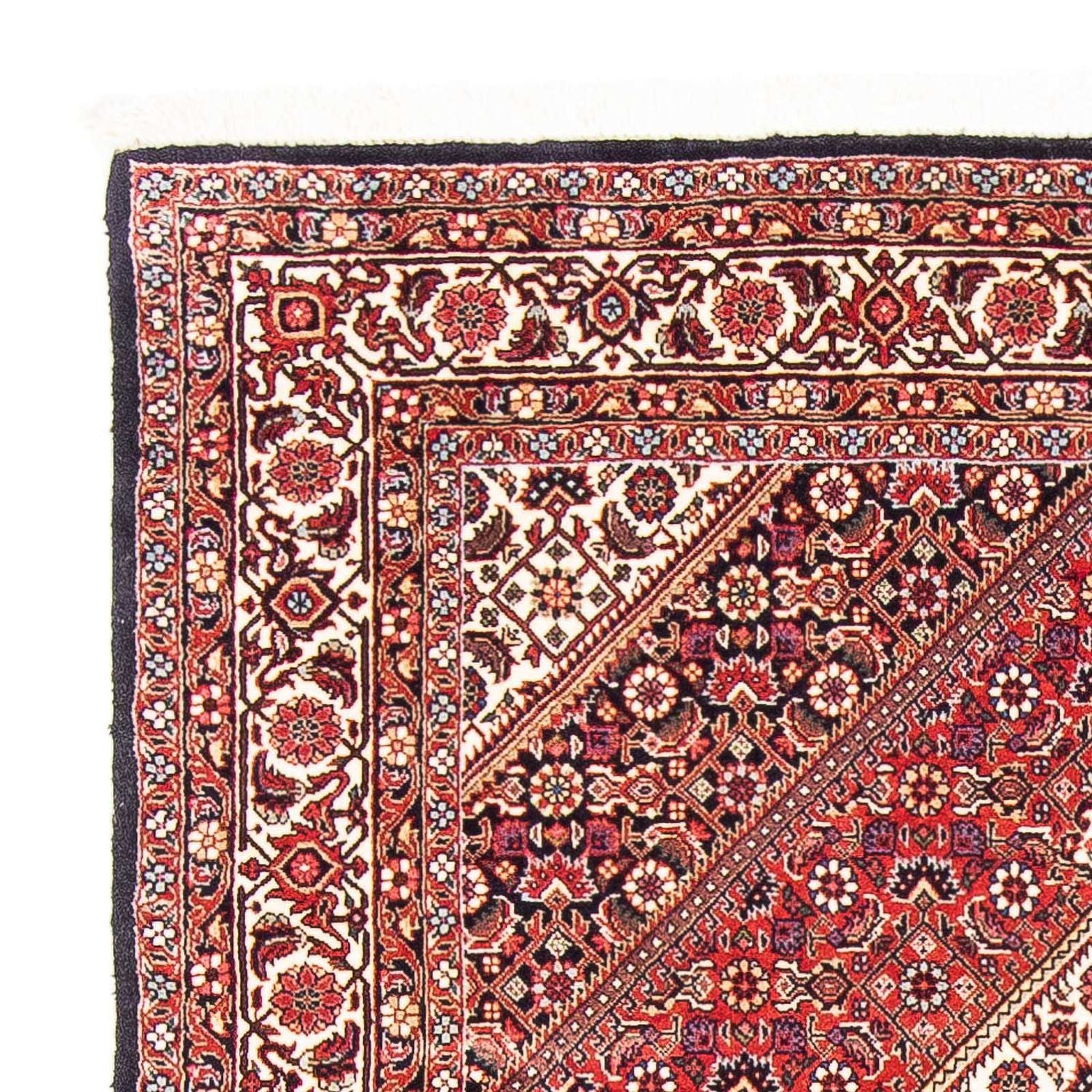 Alfombra persa - Bidjar - 171 x 112 cm - rojo
