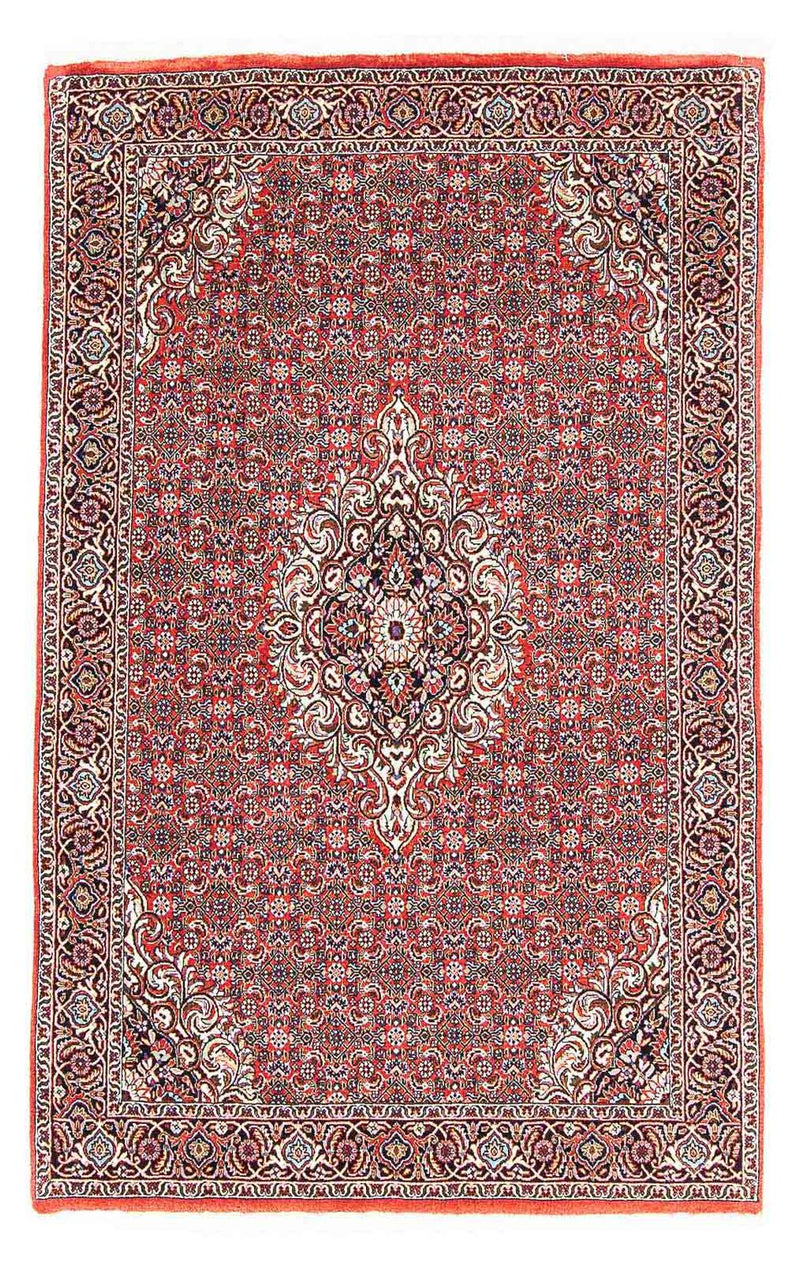 Alfombra persa - Bidjar - 169 x 112 cm - rojo