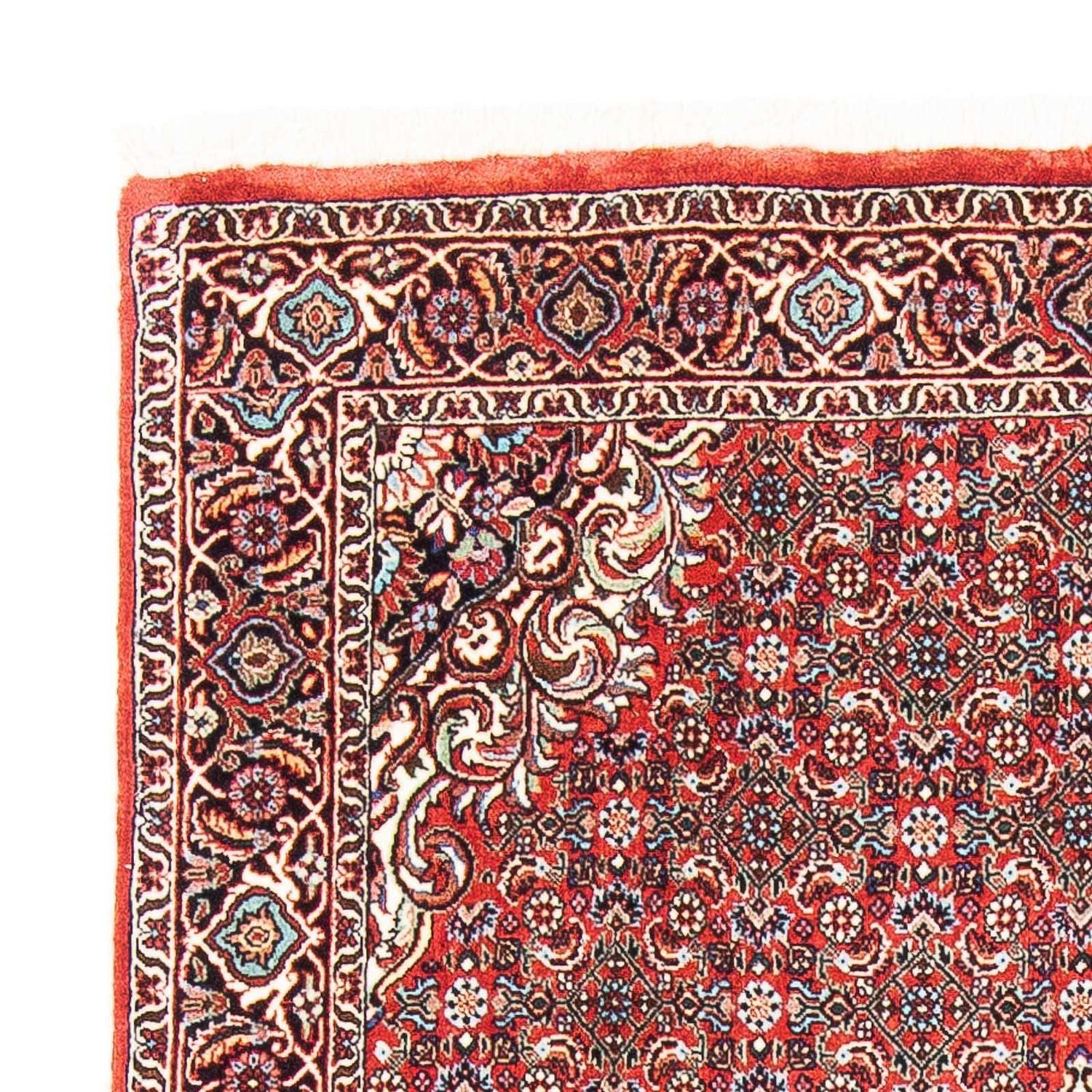 Alfombra persa - Bidjar - 169 x 112 cm - rojo