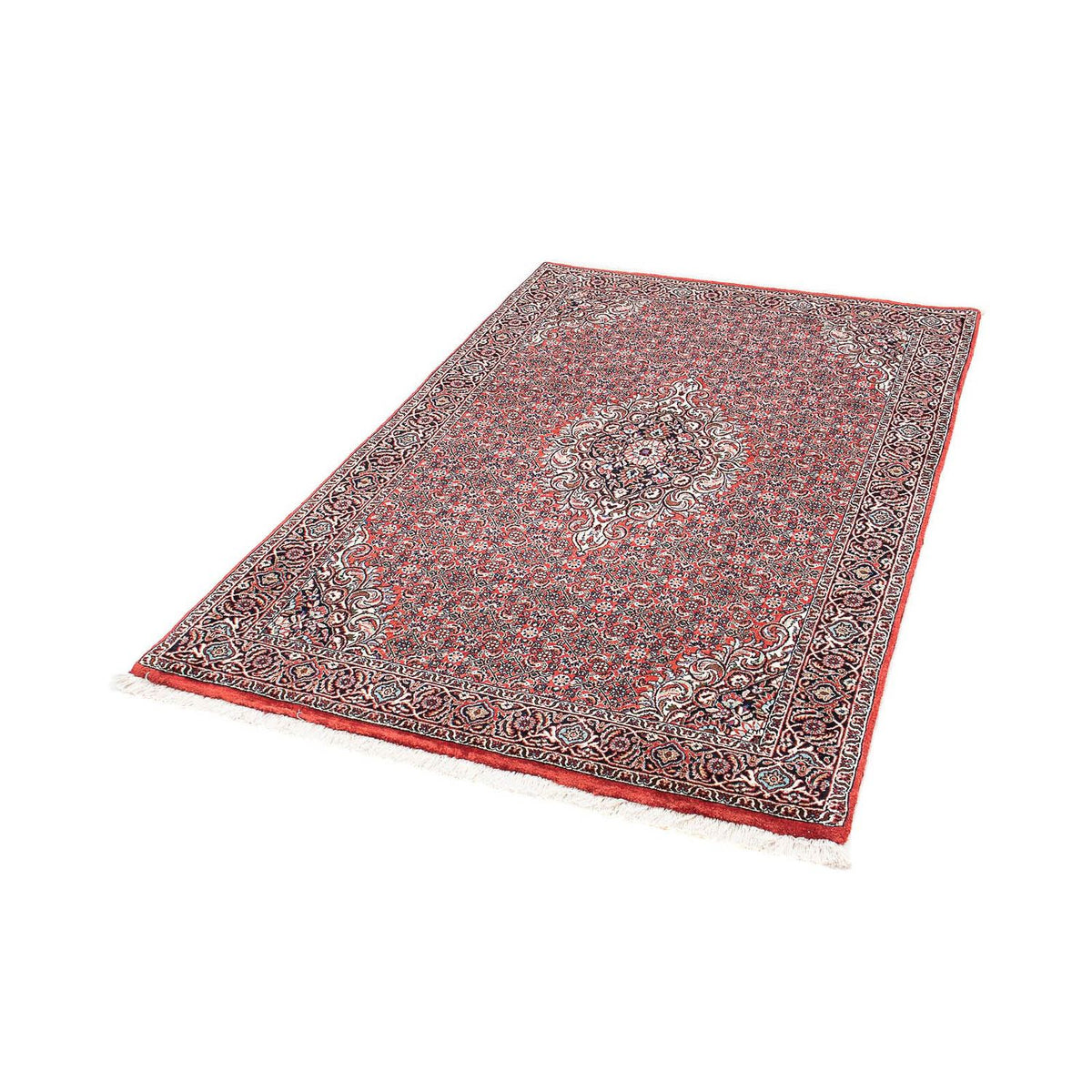 Alfombra persa - Bidjar - 169 x 112 cm - rojo