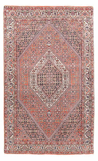 Alfombra persa - Bidjar - 178 x 110 cm - rojo claro