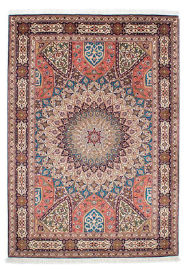 Alfombra Persa - Tabriz - Real - 242 x 168 cm - multicolor