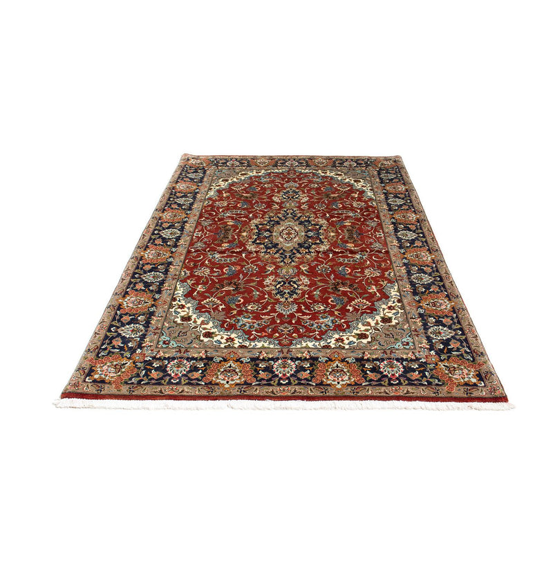 Alfombra persa - Ghom - 204 x 138 cm - rojo oscuro