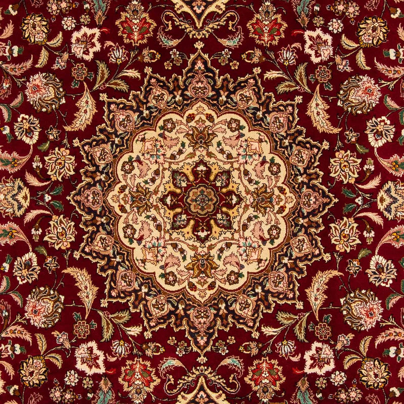 Alfombra Persa - Tabriz - Real - 310 x 202 cm - rojo oscuro