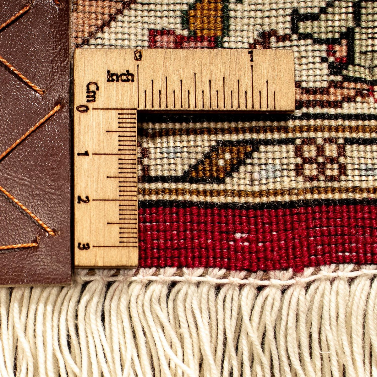 Alfombra Persa - Tabriz - Real - 351 x 250 cm - rojo oscuro