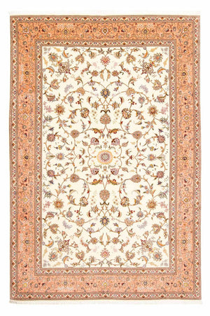 Alfombra Persa - Tabriz - Real - 302 x 203 cm - beige