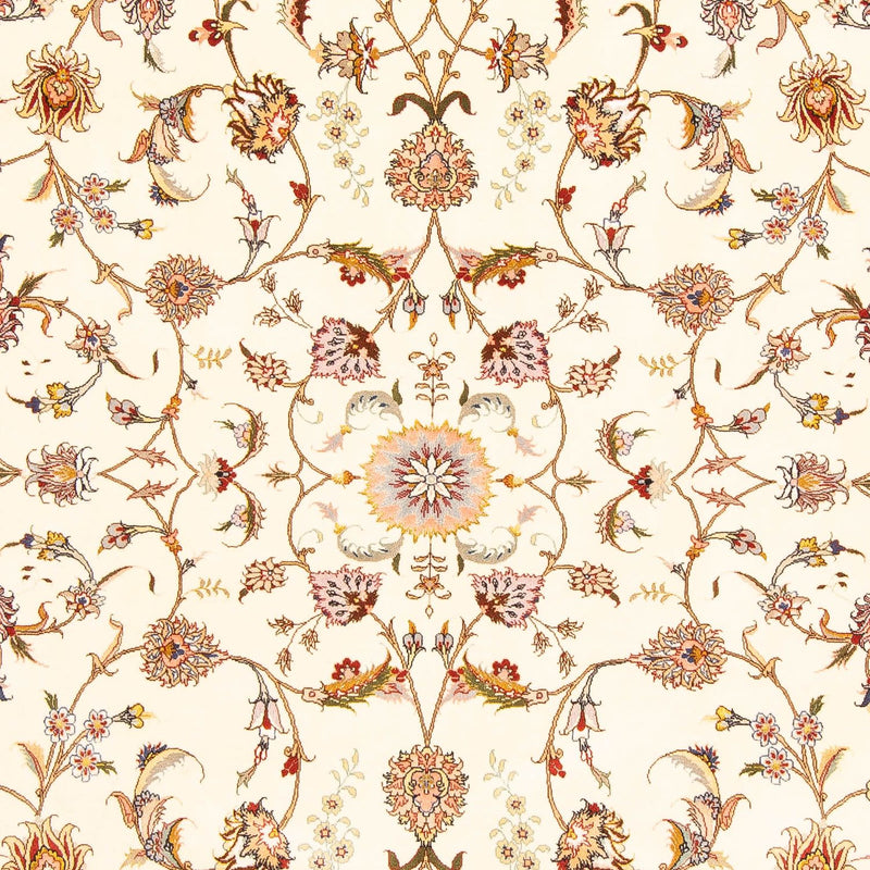 Alfombra Persa - Tabriz - Real - 302 x 203 cm - beige