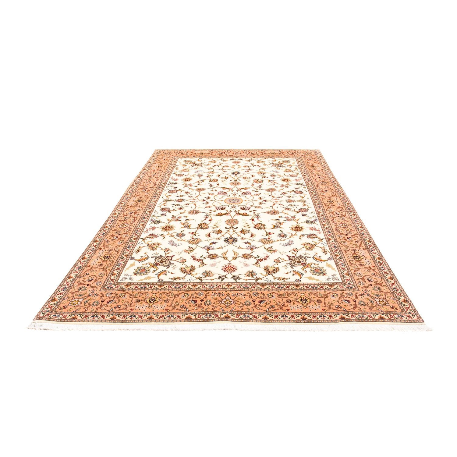 Alfombra Persa - Tabriz - Real - 302 x 203 cm - beige