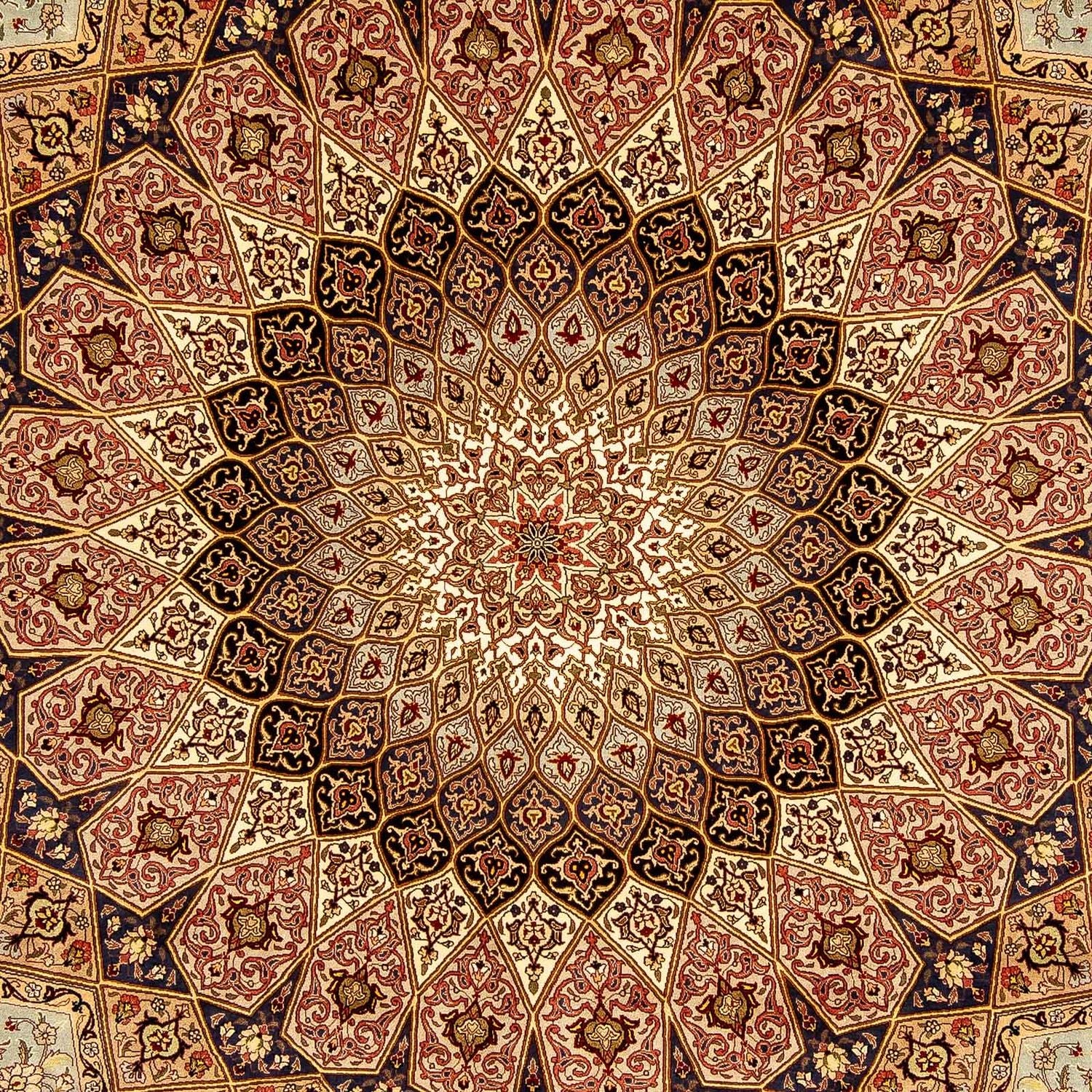 Alfombra Persa - Tabriz - Real - 355 x 252 cm - multicolor