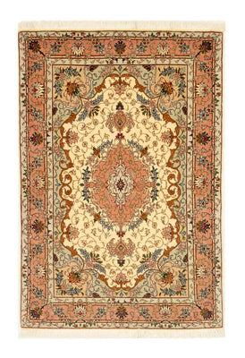 Alfombra Persa - Tabriz - Real - 152 x 100 cm - beige