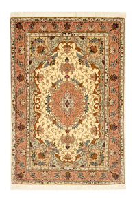 Alfombra Persa - Tabriz - Real - 152 x 100 cm - beige