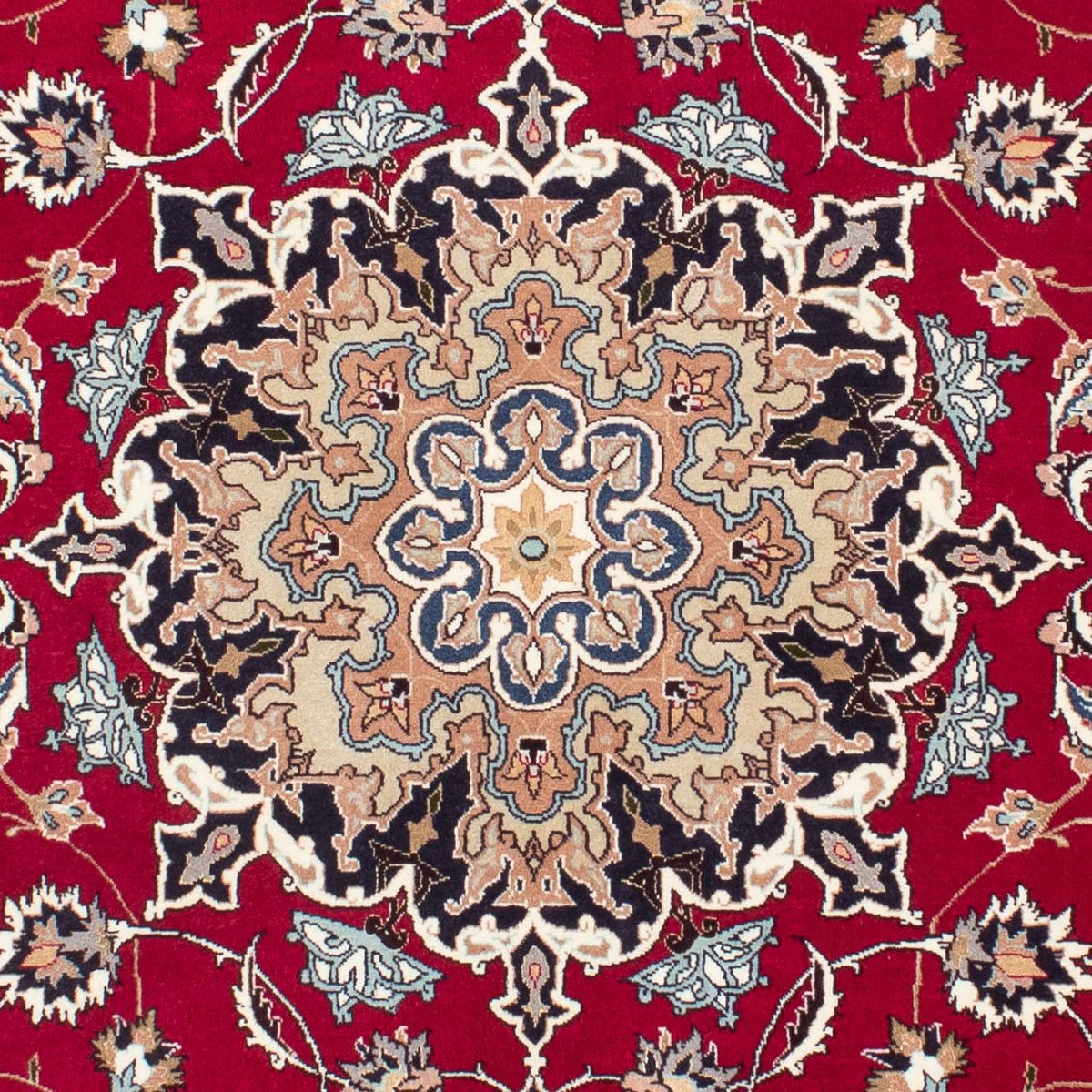 Alfombra Persa - Tabriz - Real - 207 x 154 cm - rojo