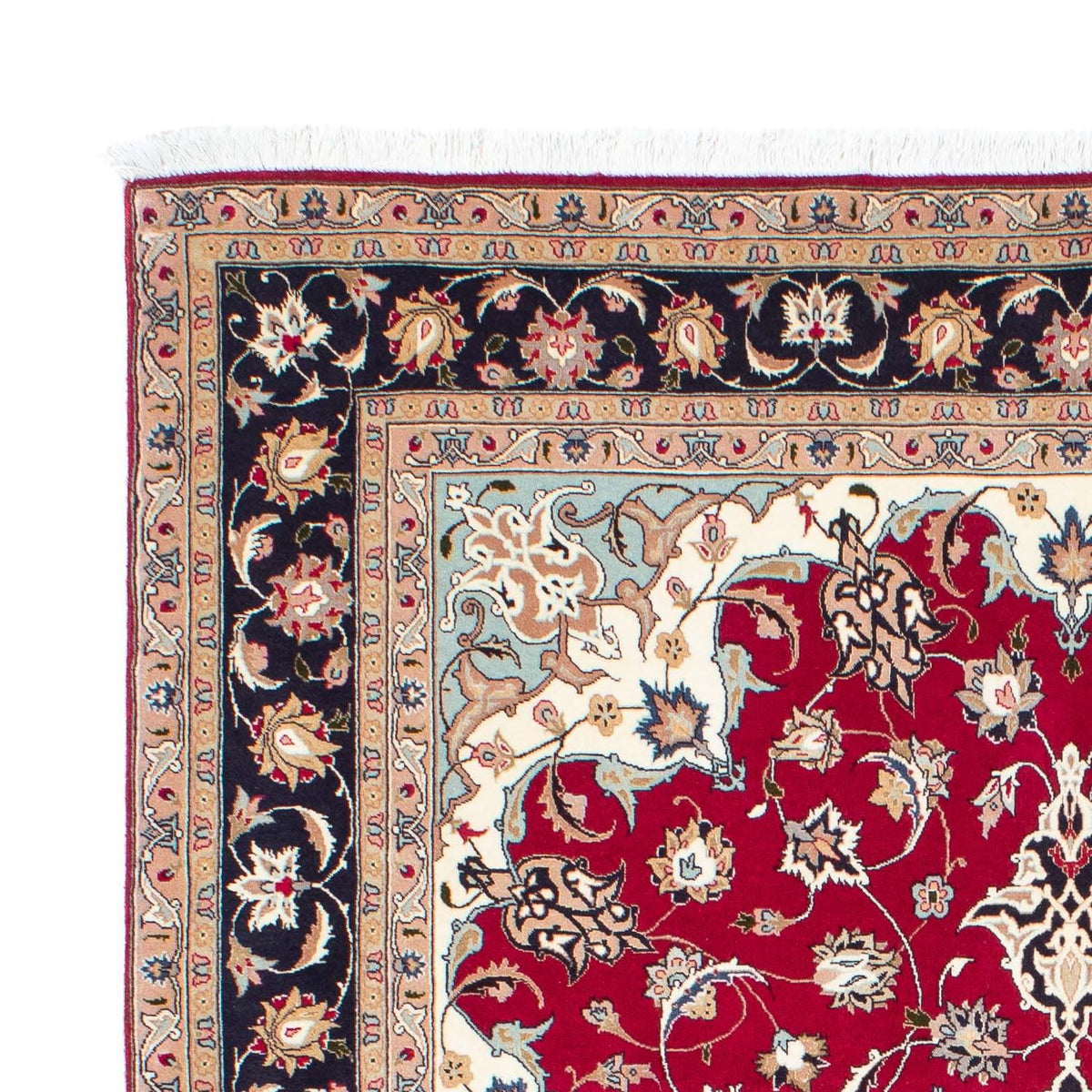 Alfombra Persa - Tabriz - Real - 207 x 154 cm - rojo