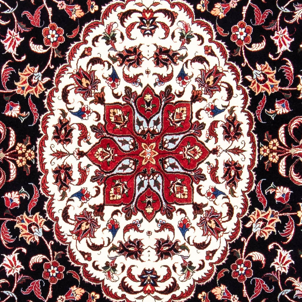 Alfombra persa - Bidjar - 248 x 173 cm - azul oscuro