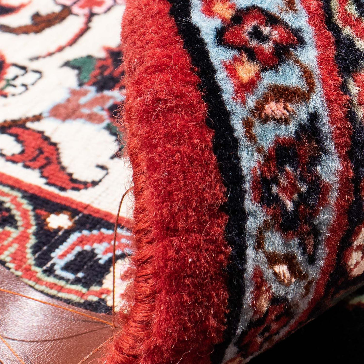 Alfombra persa - Bidjar - 248 x 173 cm - azul oscuro