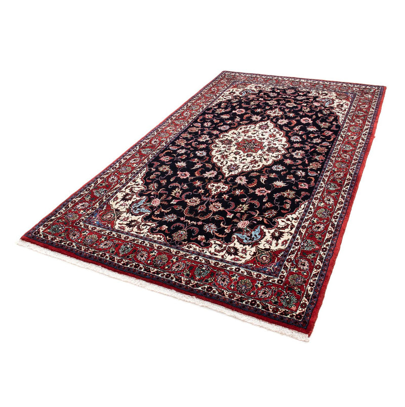 Alfombra persa - Bidjar - 242 x 133 cm - azul oscuro