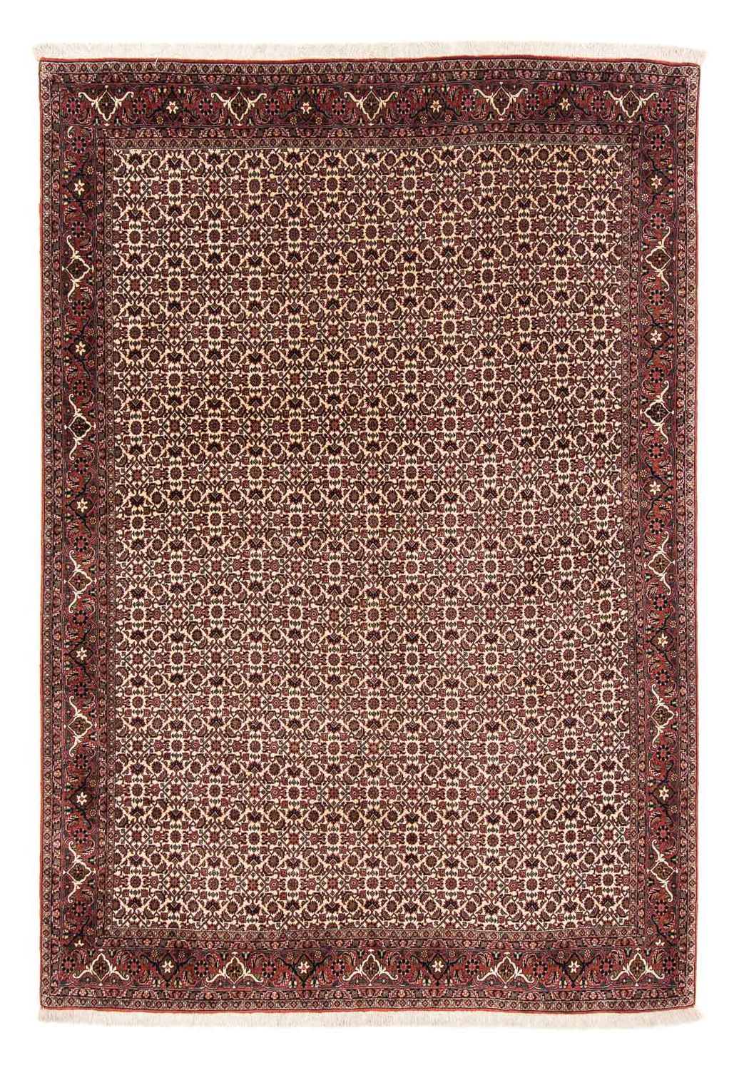 Alfombra persa - Bidjar - 240 x 173 cm - rojo oscuro