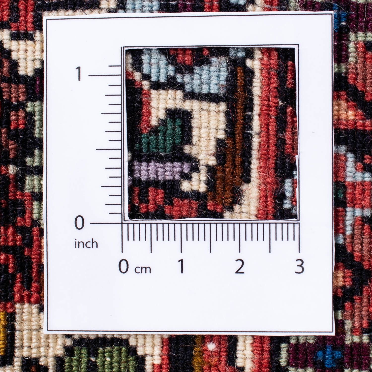 Alfombra persa - Bidjar - 241 x 172 cm - rojo oscuro