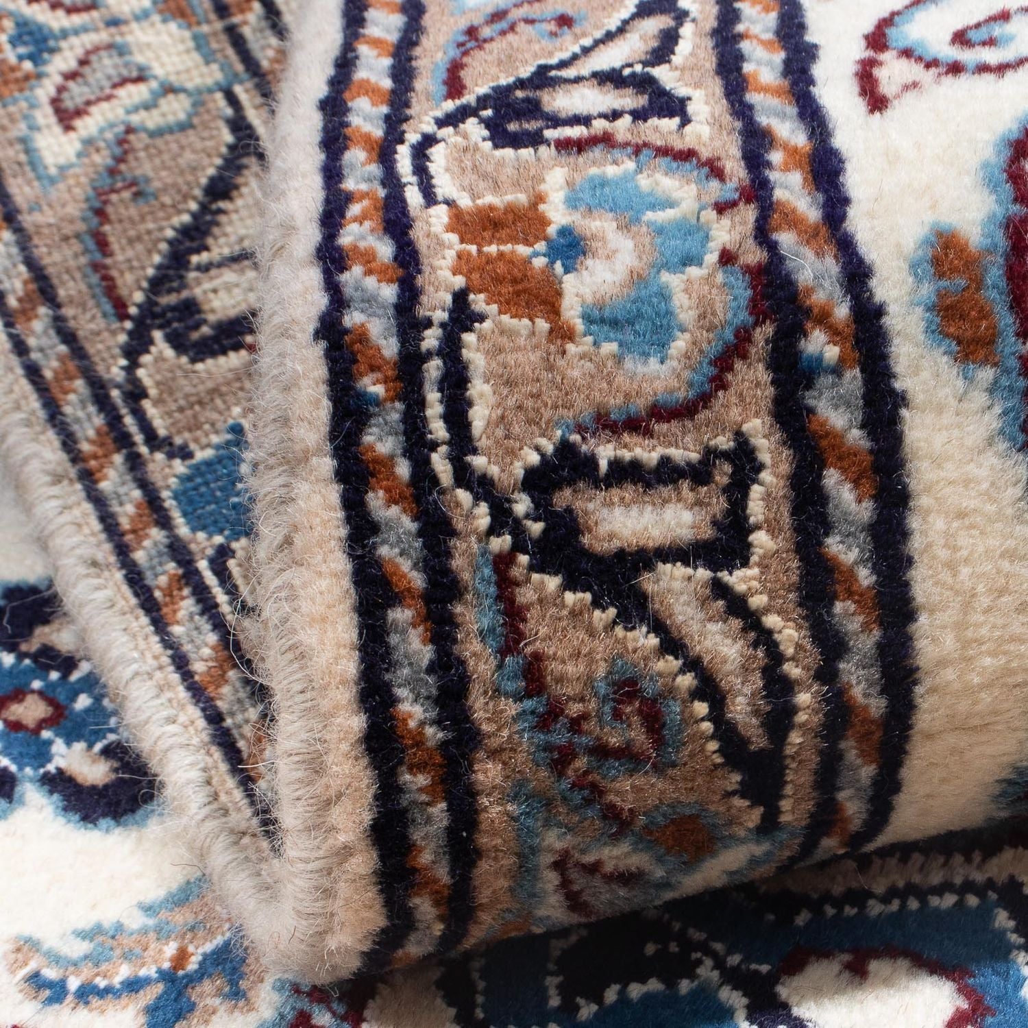 Alfombra persa - Nain - 125 x 95 cm - beige