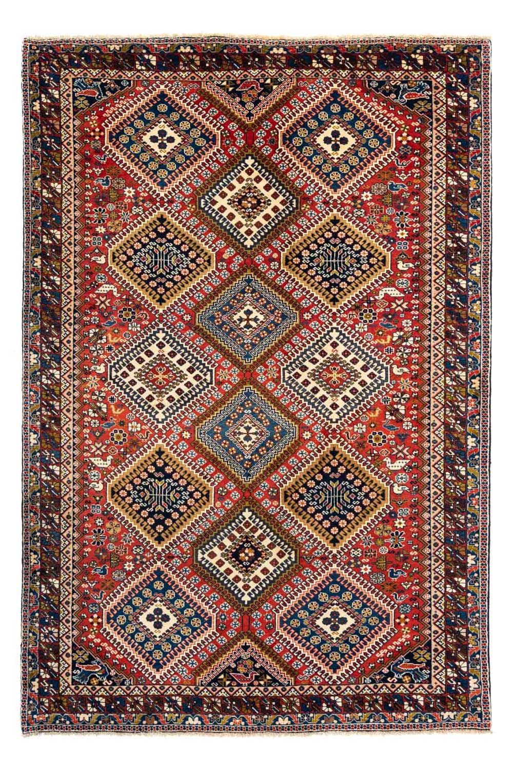 Alfombra persa - Nómada - 307 x 203 cm - rojo
