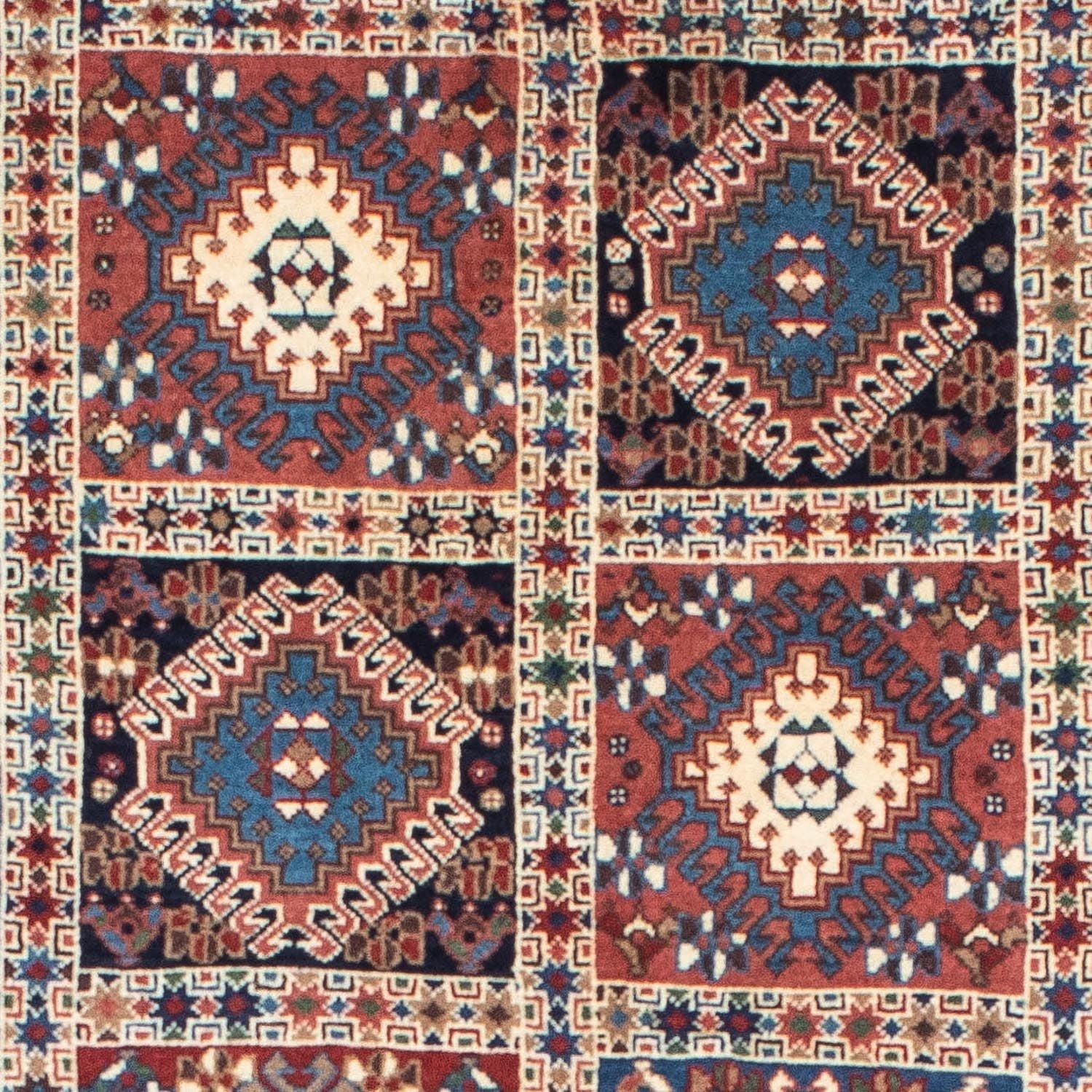 Alfombra de pasillo Alfombra persa - Nómada - 197 x 84 cm - rojo oscuro