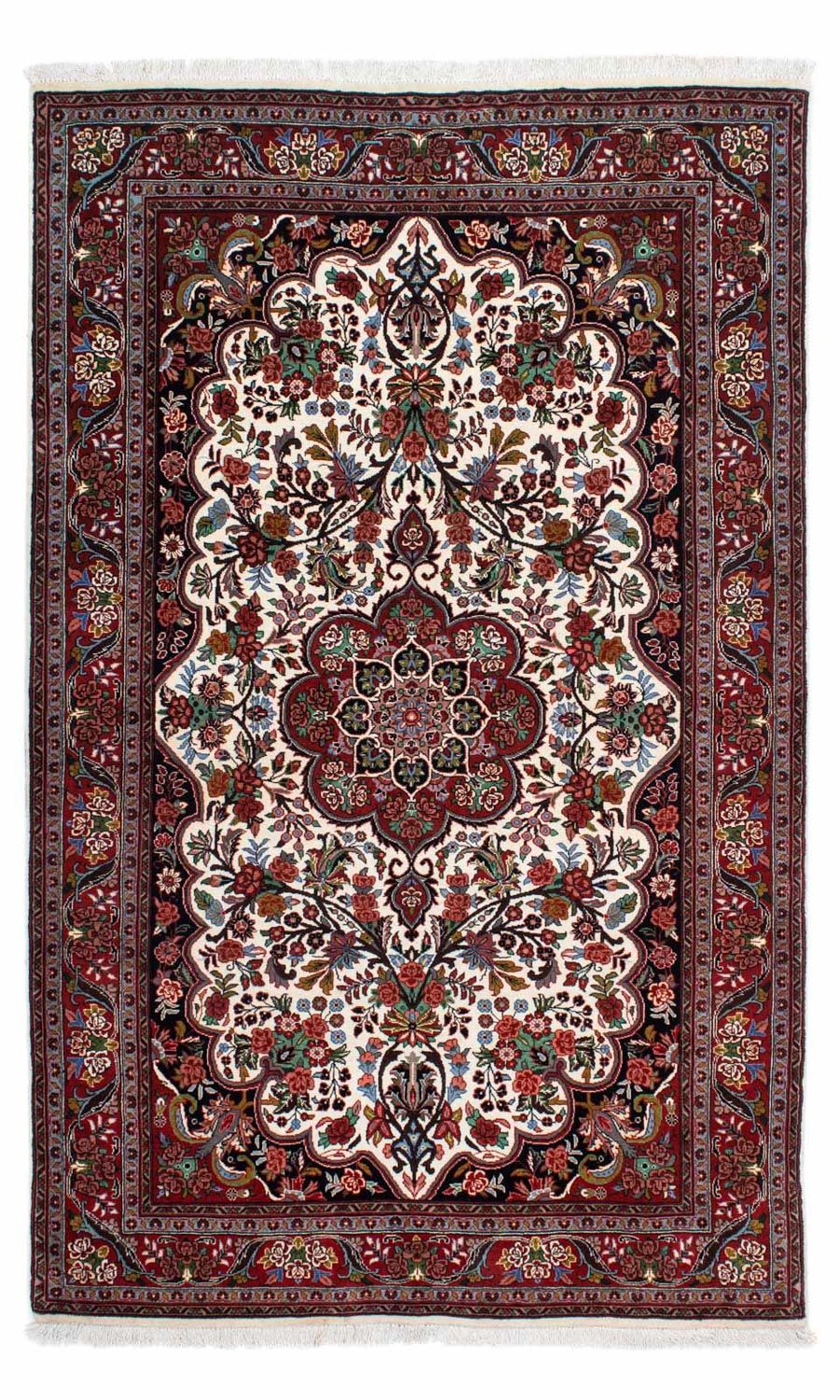 Alfombra persa - Bidjar - 210 x 131 cm - beige