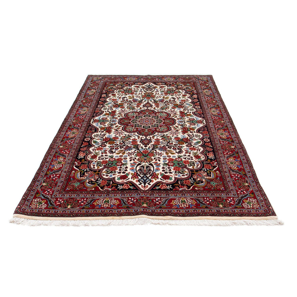 Alfombra persa - Bidjar - 210 x 131 cm - beige