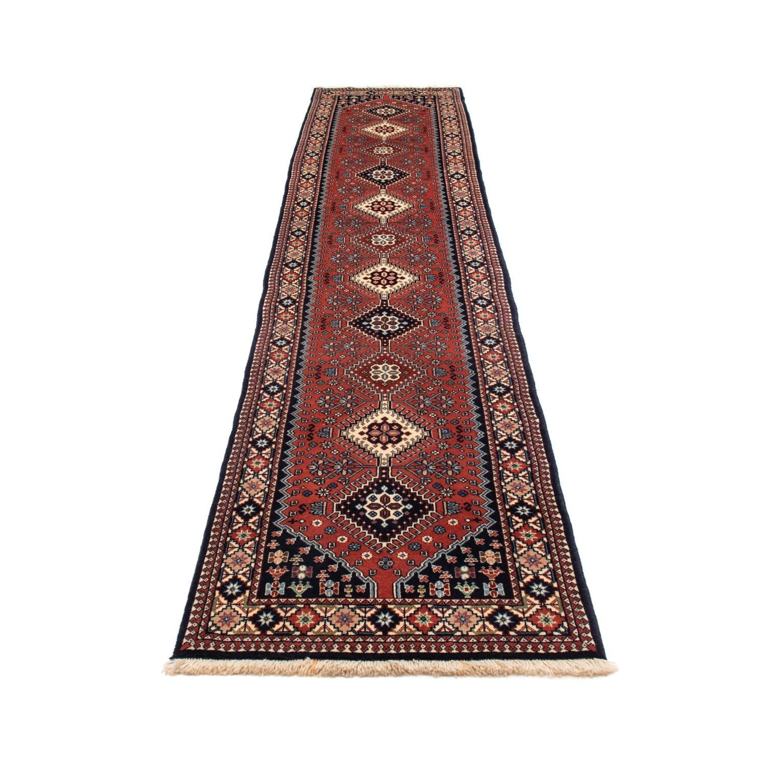 Alfombra de pasillo Alfombra persa - Nómada - 384 x 71 cm - rojo
