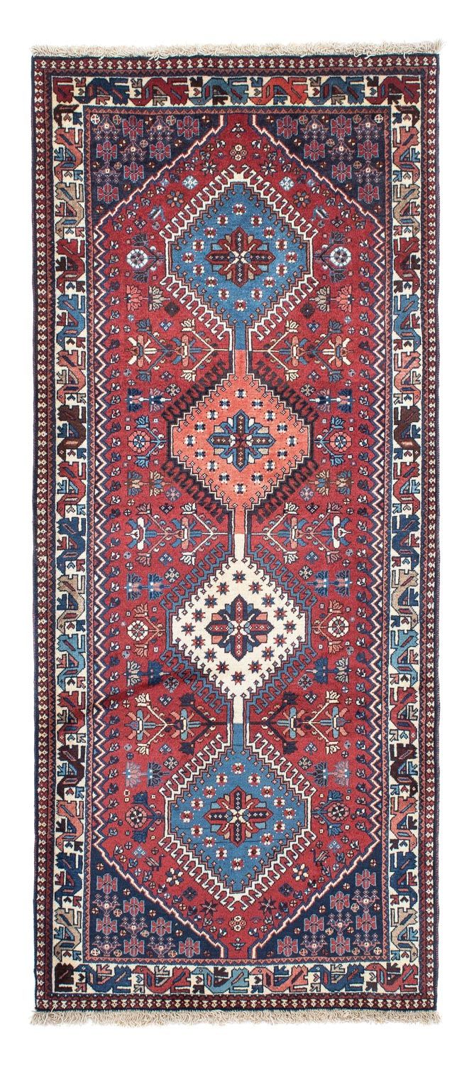Alfombra de pasillo Alfombra persa - Nómada - 189 x 82 cm - rojo claro