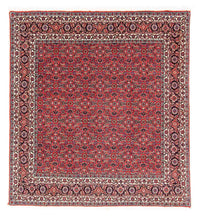 Alfombra persa - Bidjar cuadrado  - 126 x 124 cm - rojo
