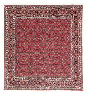 Alfombra persa - Bidjar cuadrado  - 126 x 124 cm - rojo