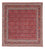 Alfombra persa - Bidjar cuadrado  - 126 x 124 cm - rojo